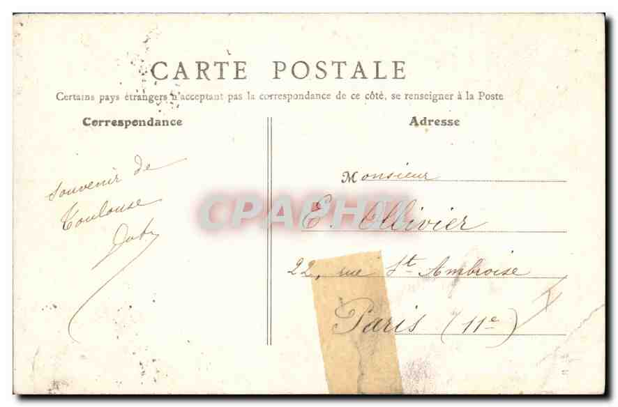 CPA Toulouse Un bras de la Garonne au Parc Toulousain — Reverso