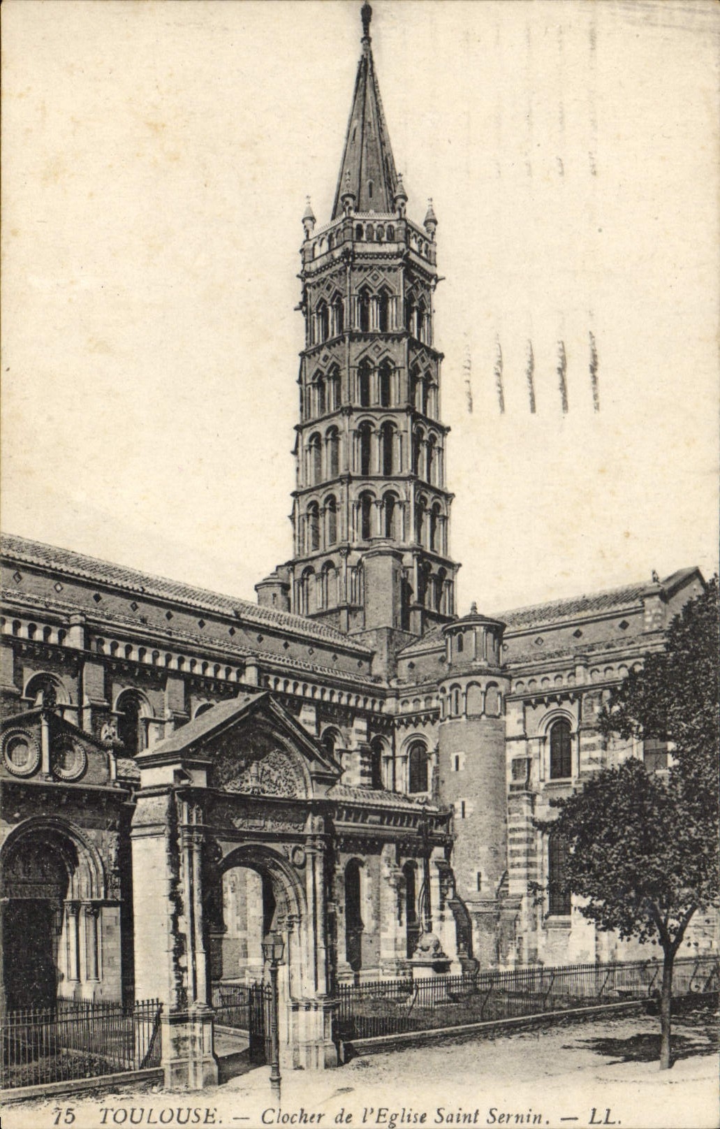 Toulouse — Clocher de l'Église Saint-Sernin — LL. n°75