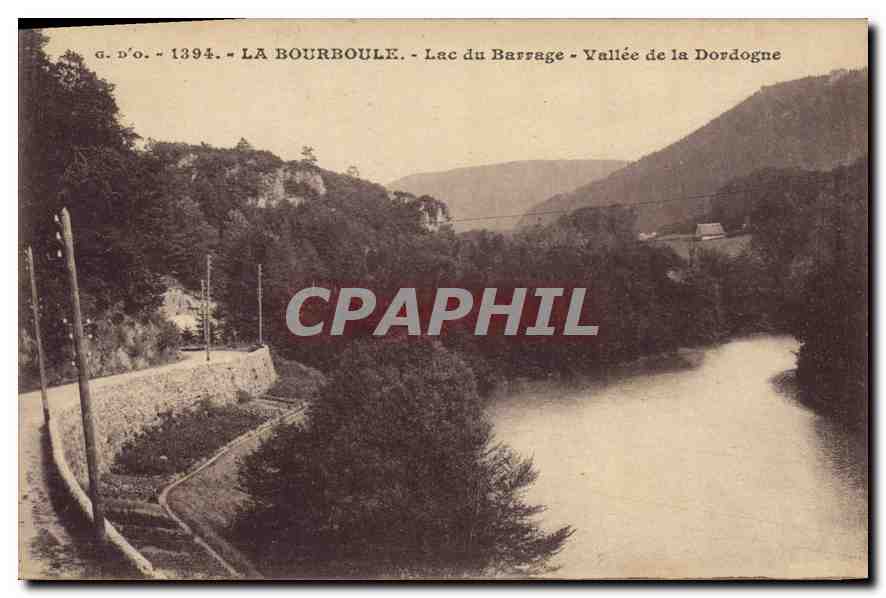 CPA La Bourboule Lac du Barrage Vallee de la Dordogne