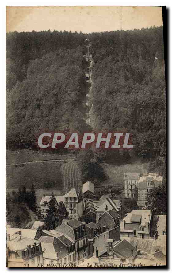 CPA Le Mont Dore La Funiculaire des Capucins