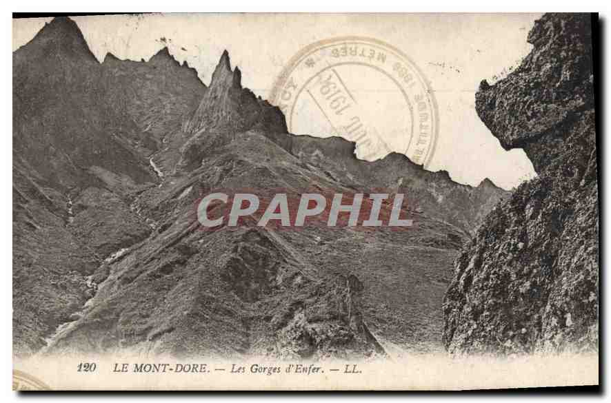 Le Mont-Dore — Die Gorges d'Enfer — LL. — Nr. 190