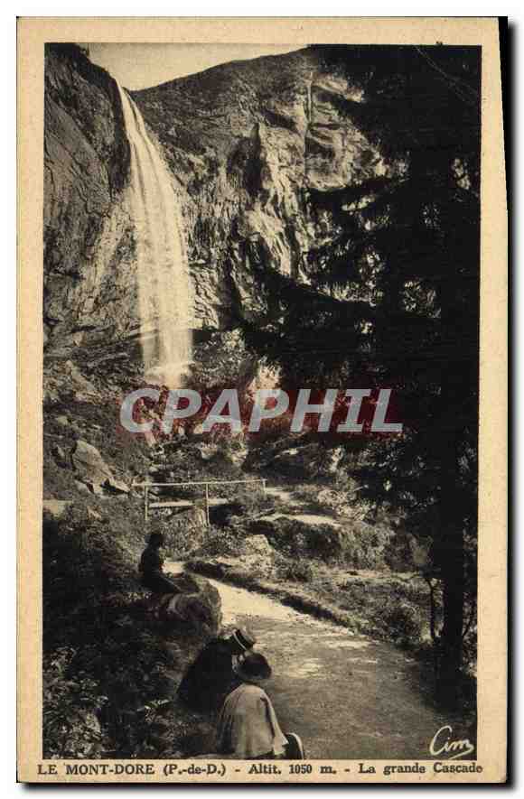 CPA Le Mont Dore La grande Cascade