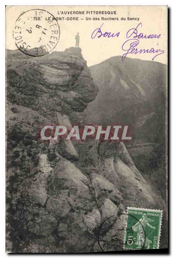 CPA Le Mont Dore Un des Rochers du Sancy