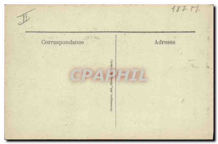 CPA Environs du Mont Dore Le Lac Chambon Automobile — Rückseite