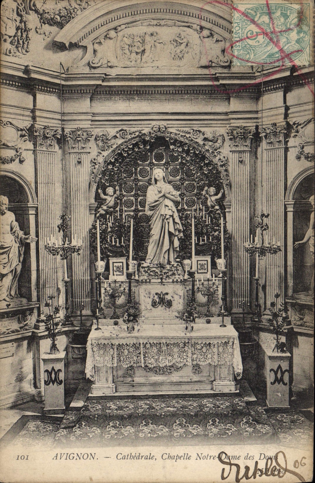 CPA Avignon Chapelle Notre Dame des Doms
