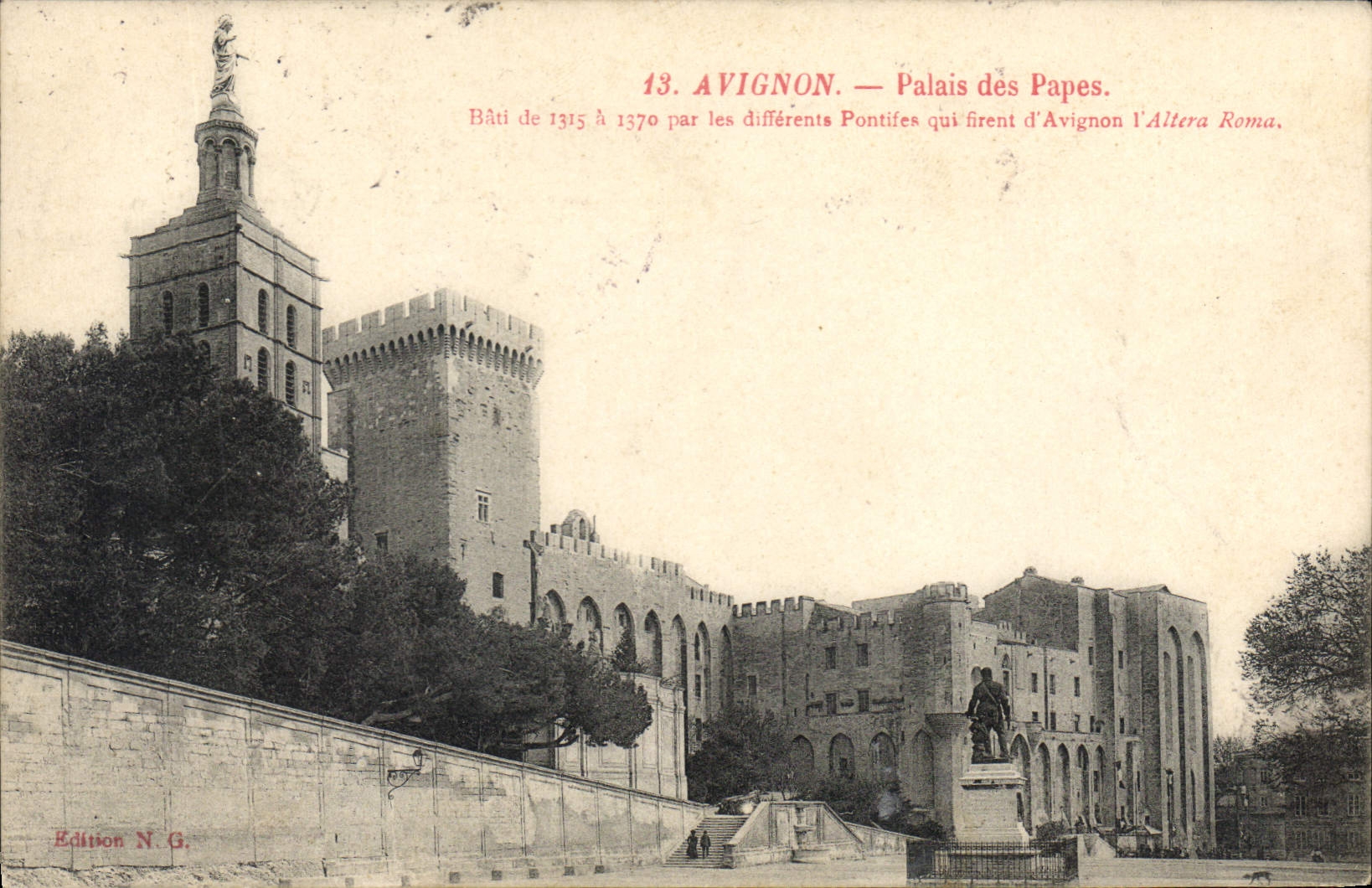 CPA Avignon Palais des Papes