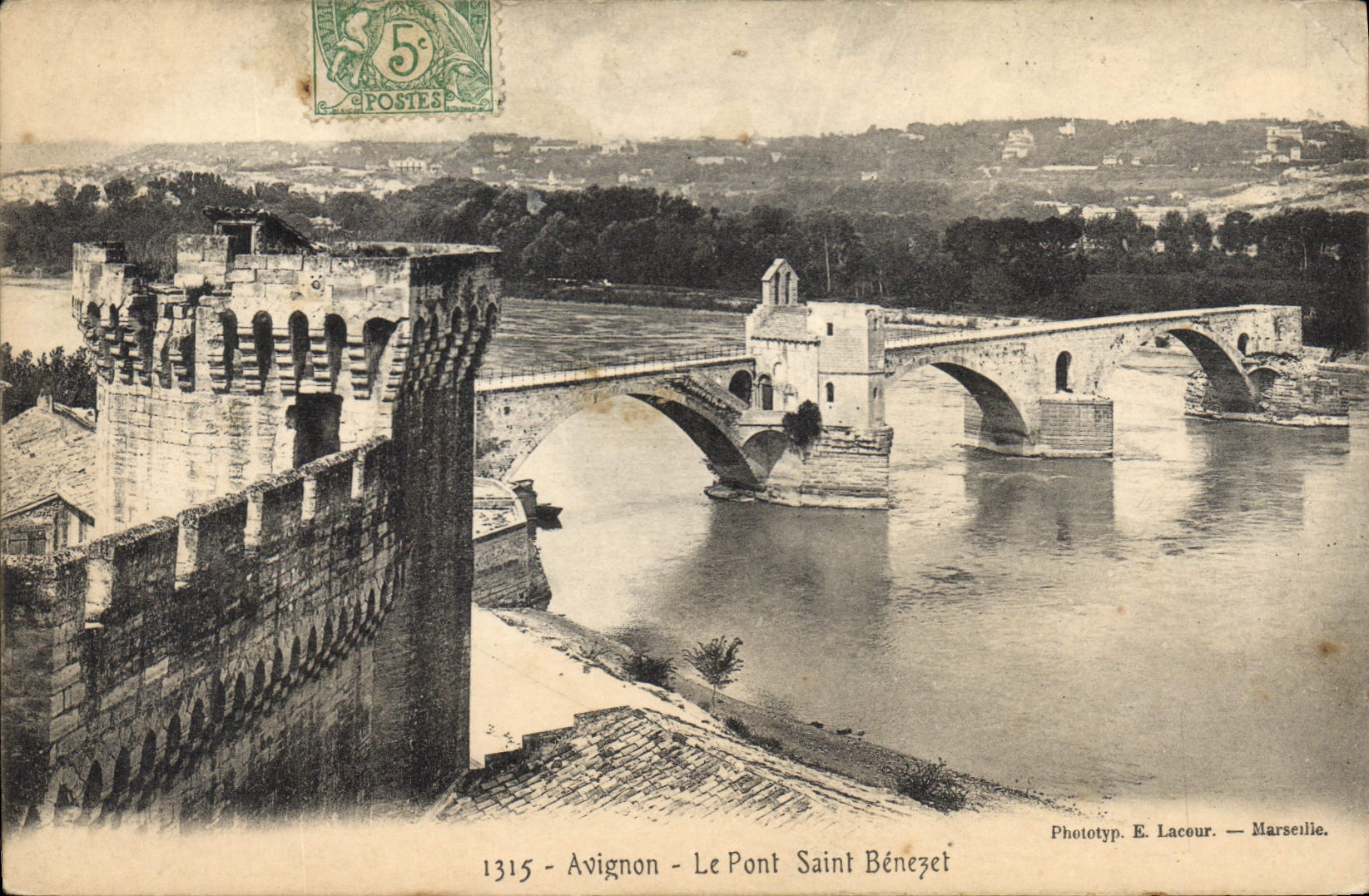 CPA Avignon Le Pont Saint Benezet