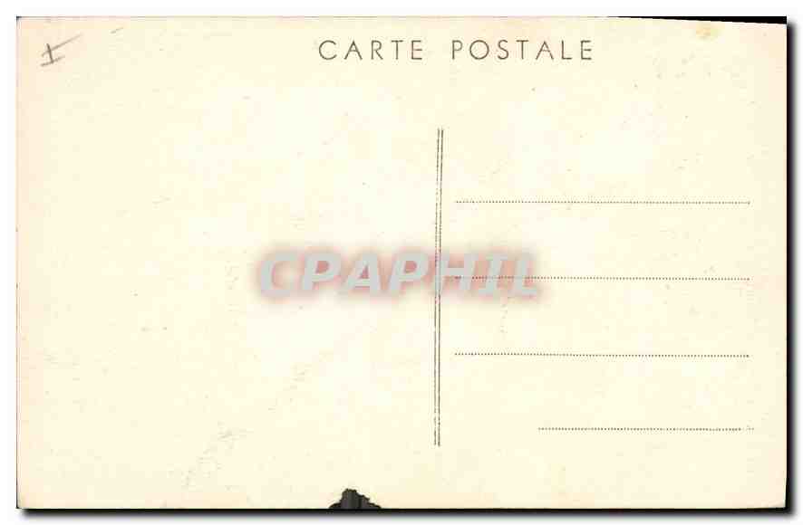 CPA Avignon Perspective sur le Palais des Papes — Verso