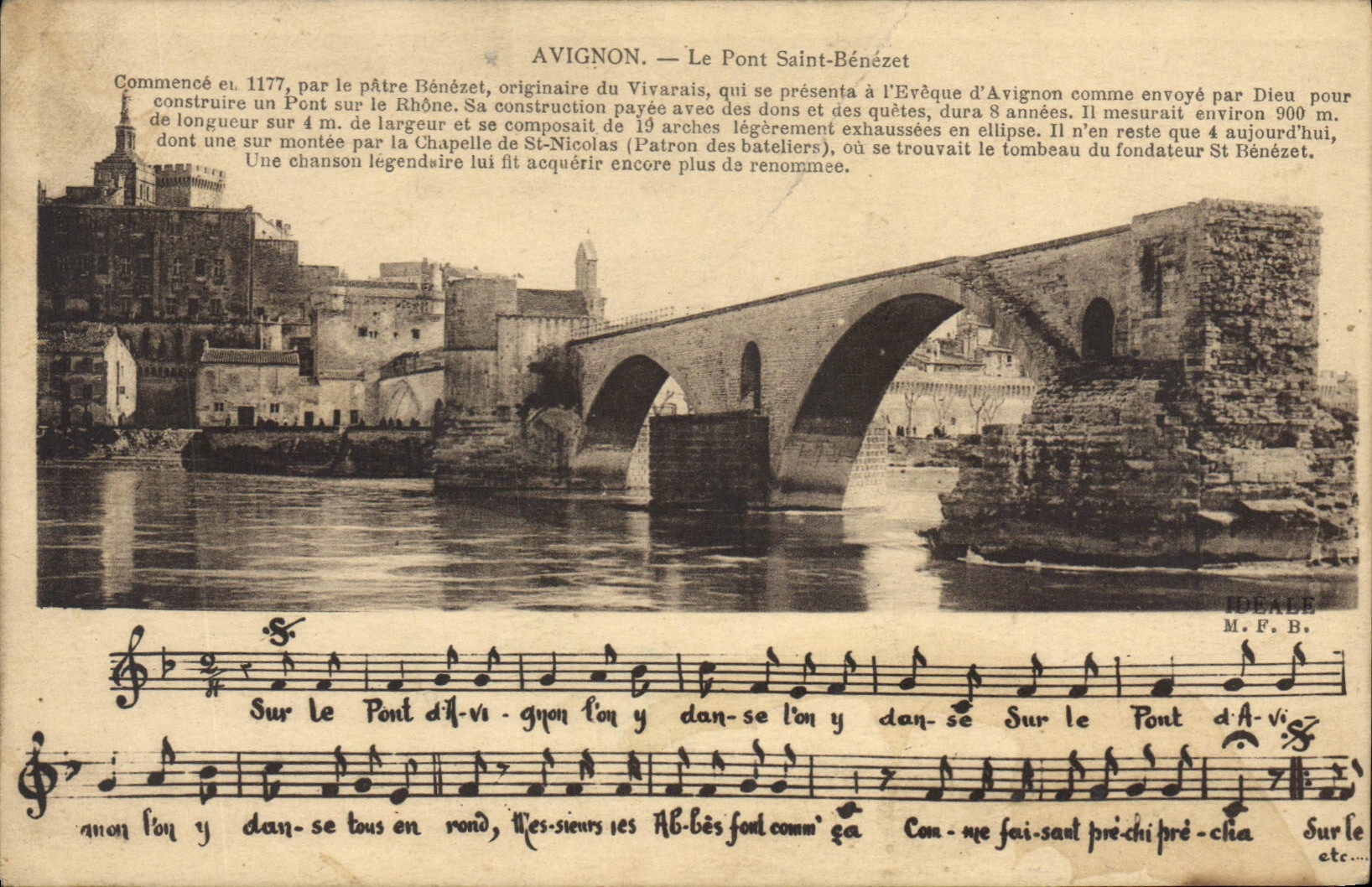 CPA Avignon Le Pont Saint Benezet