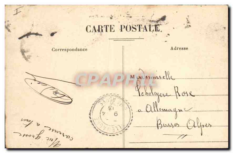 Avignon - Le Palais des Papes — Édition Prévot, Avignon — Verso