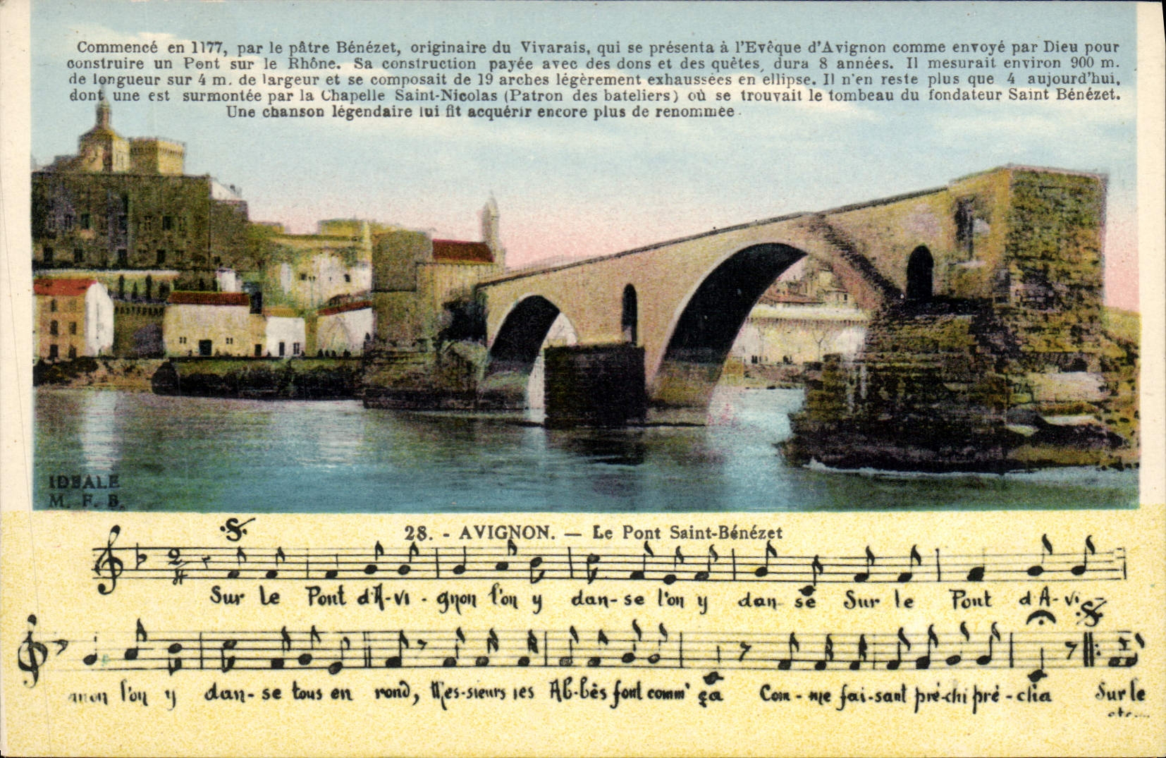 Avignon — Le Pont Saint-Bénézet — Édition Artistique IDÉALE