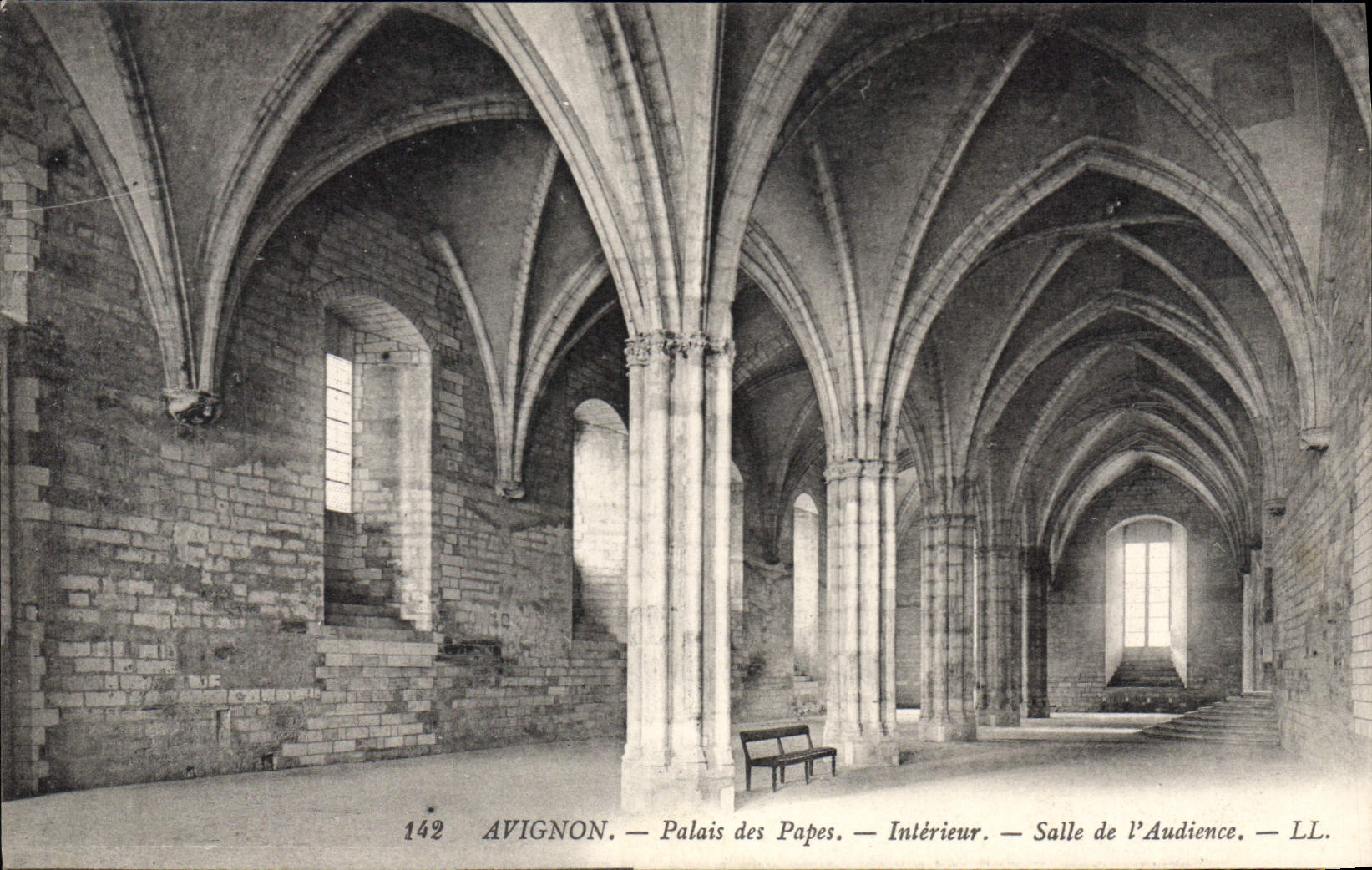 CPA Avignon Palais des Papes Interieur Salle de l'Audience
