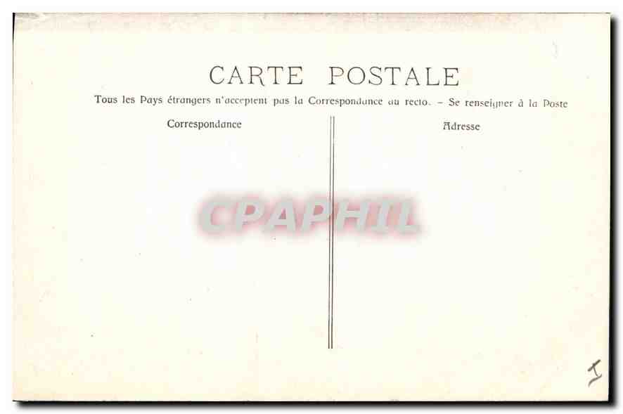 CPA Avignon Porte de l'Eglise St Pierre — Rückseite