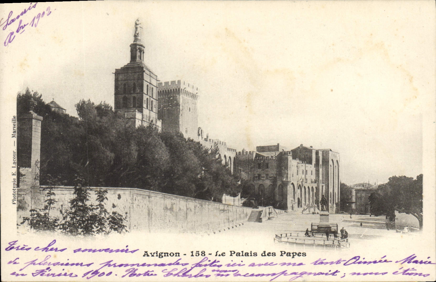 Avignon - 158 - Le Palais des Papes — Phototypie E. Lacour — Marseille