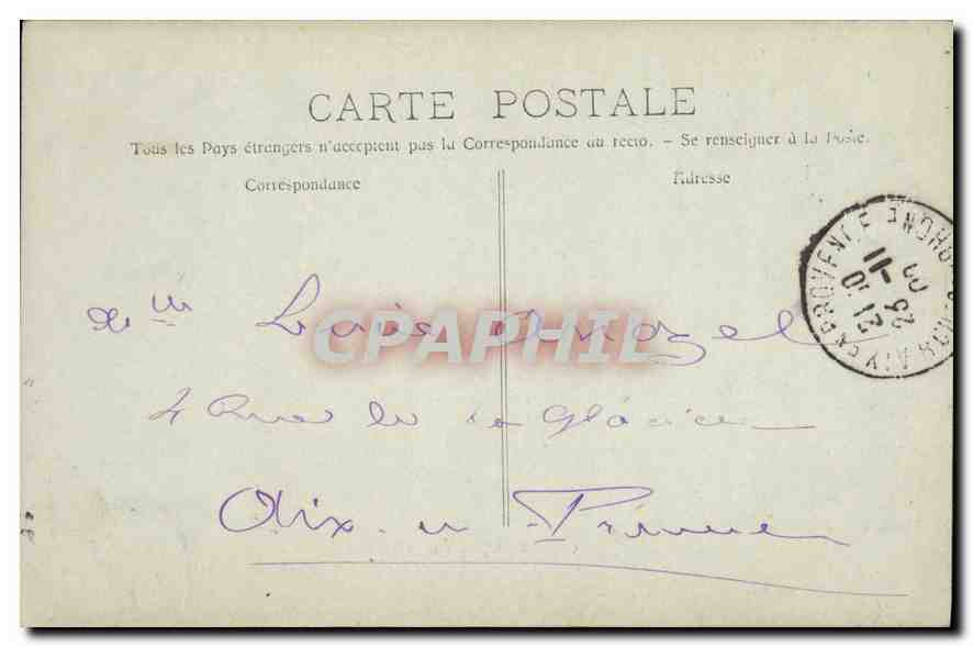 CPA Avignon Vue generale — Back