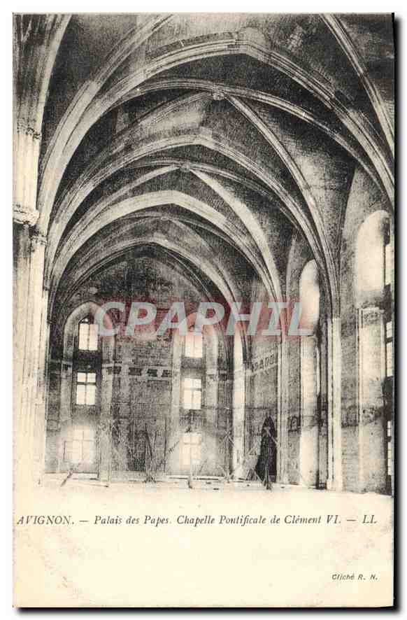 CPA Avignon Palais des Papes Chapelle Pontificale de Clement VI