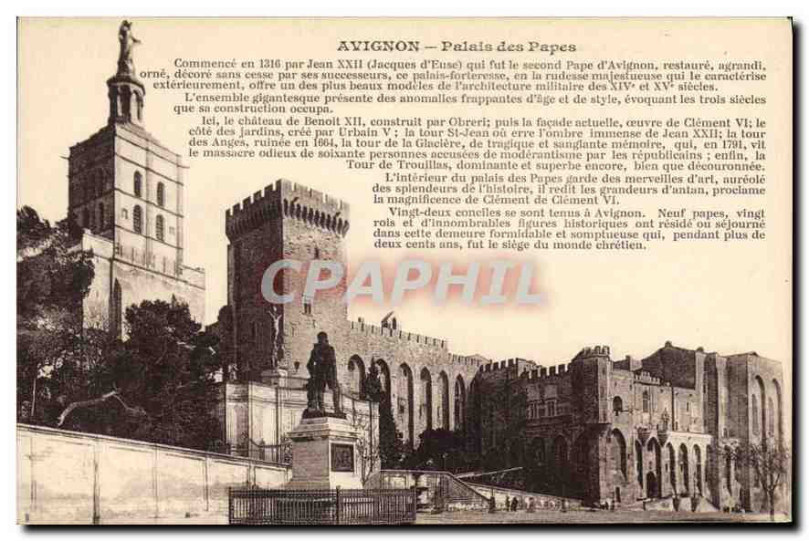 CPA Avignon Palais des Papes