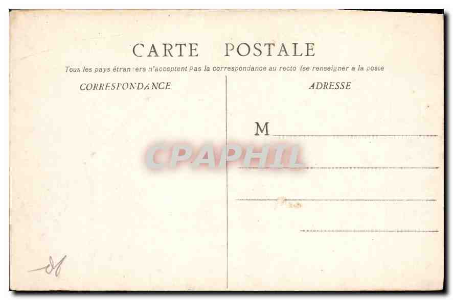 CPA Avignon Palais des Papes — Verso