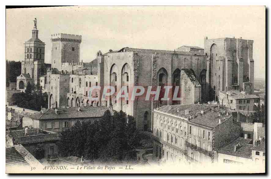 CPA Avignon Le Palais des Papes