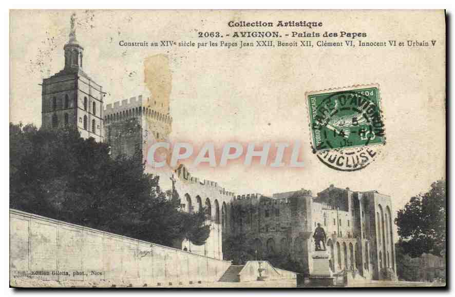 CPA Avignon Palais des Papes