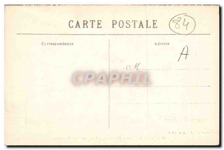 CPA Avignon Les Vieux Remparts (XIV siecle) pres la Porte Saint Dominique — Rückseite