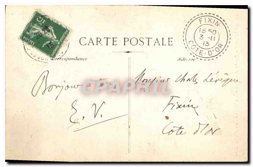 Avignon - Roche des Doms. La Vénus aux Hirondelles — CPAPHIL n°60 — Rückseite