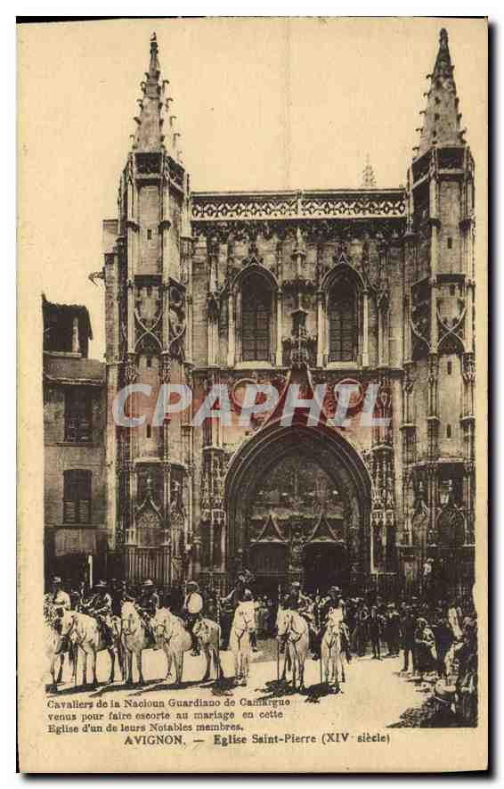 CPA Avignon Eglise Saint Pierre (XIV siecle)