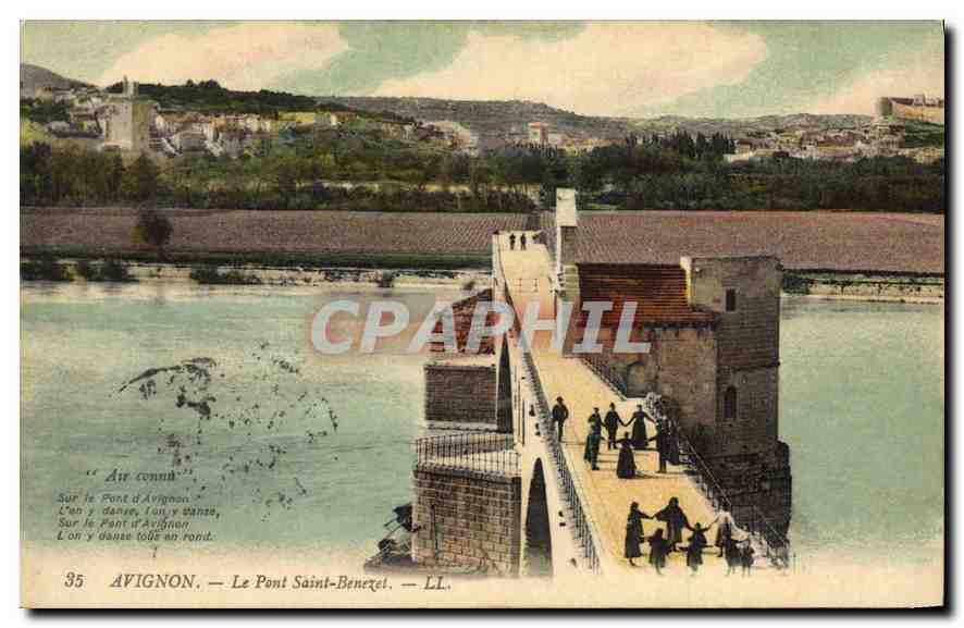 Avignon — Le Pont Saint-Benezet — LL. n°35
