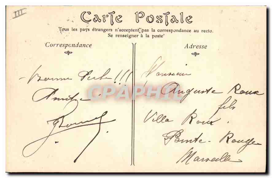CPA Avignon Les Remparts (XIV siecle) — Rückseite