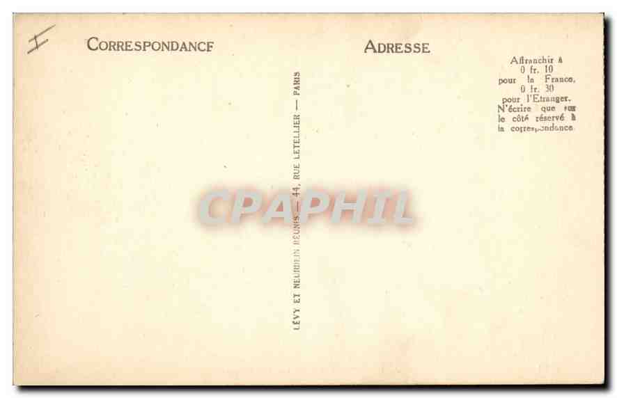 CPA Avignon Le Palais des Papes — Verso
