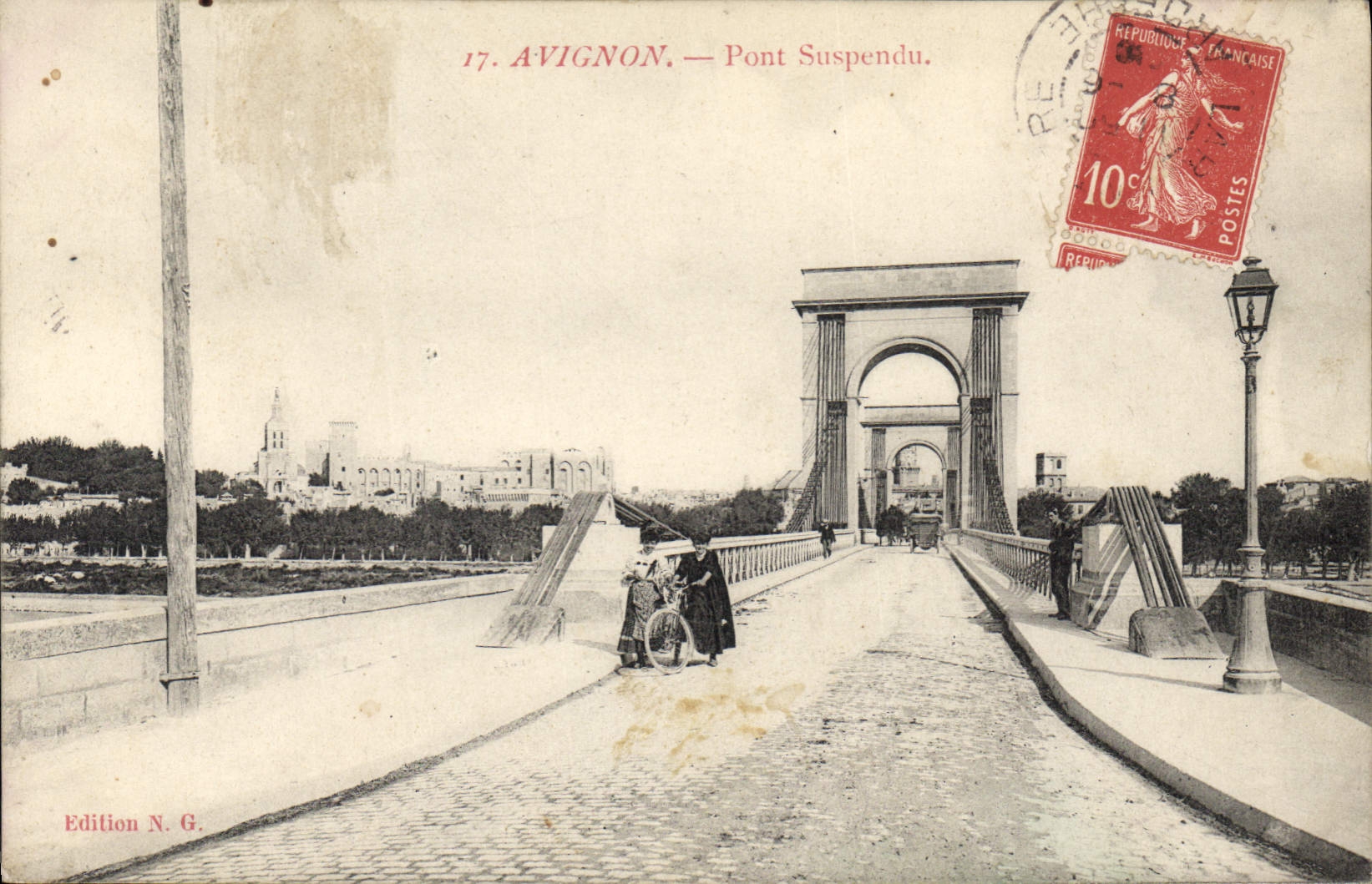 Avignon — Pont Suspendu — Edition N. G.