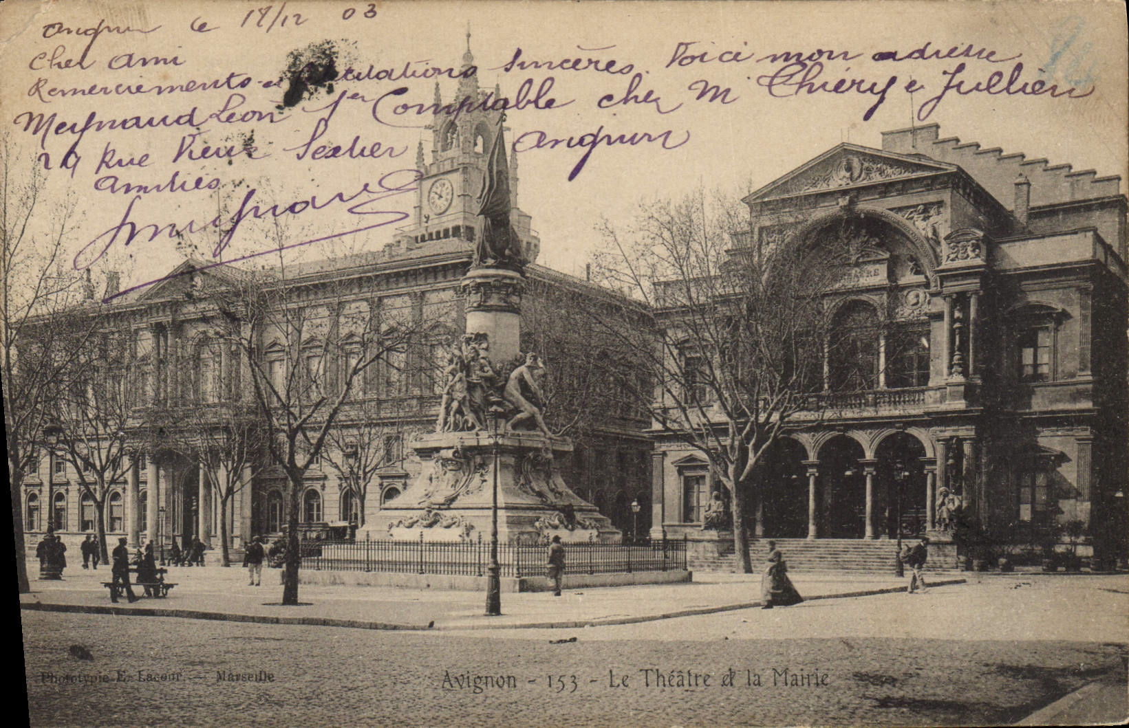 CPA Avignon Le Theatre de la Mairie