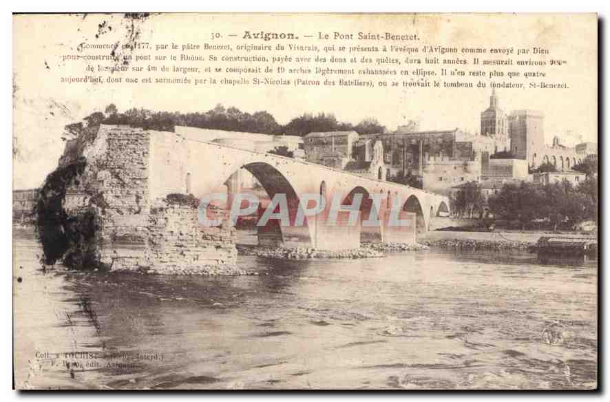 CPA Avignon Le Pont Saint Benezet