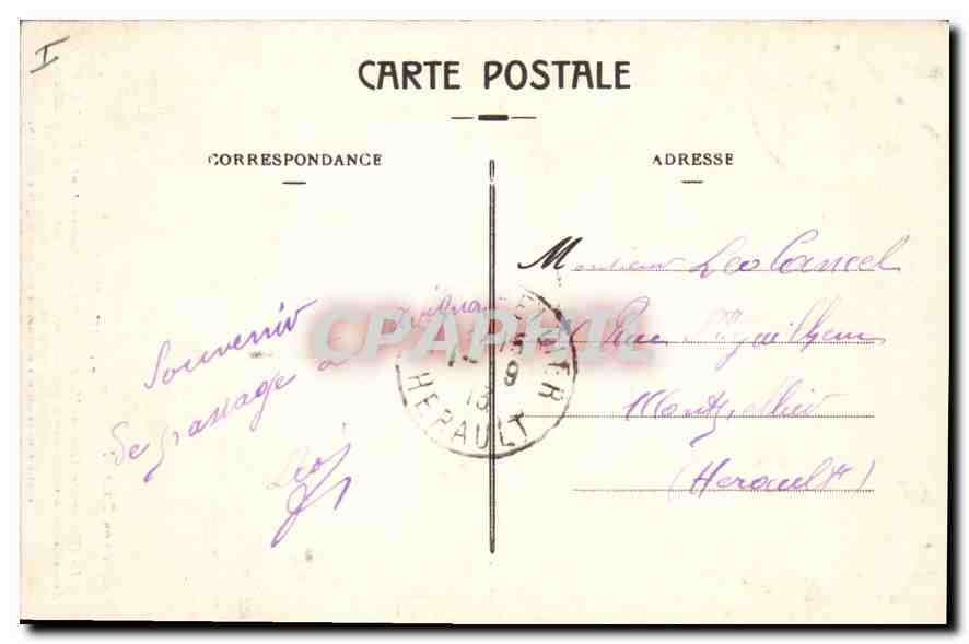 Le Clocher de Jacques-Marc — Ancien clocher des Religieuses de Saint-Laurent, Avignon — Collection Tourist, n°79 — Achterkant