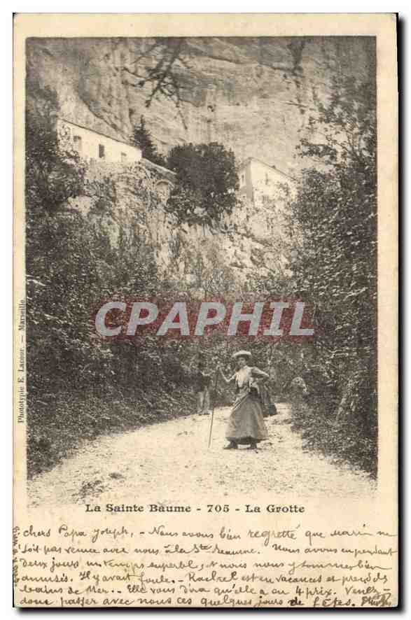La Sainte-Baume - 705 - La Grotte — Phototypie E. Lasser, Marseille