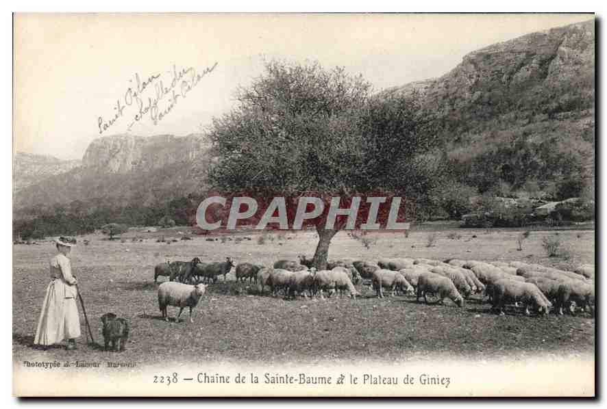 Catena della Santa Baume & il Plateau di Giniez — Fototipia & Labour Auteuil — n° 2238
