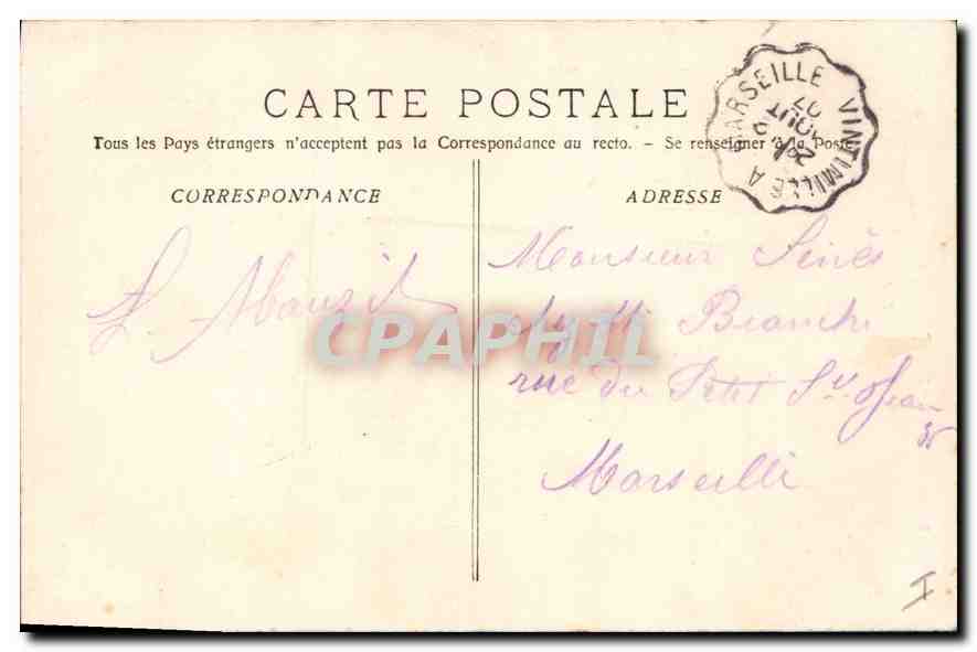 CPA La Sainte Baume Le Grand Chene — Verso