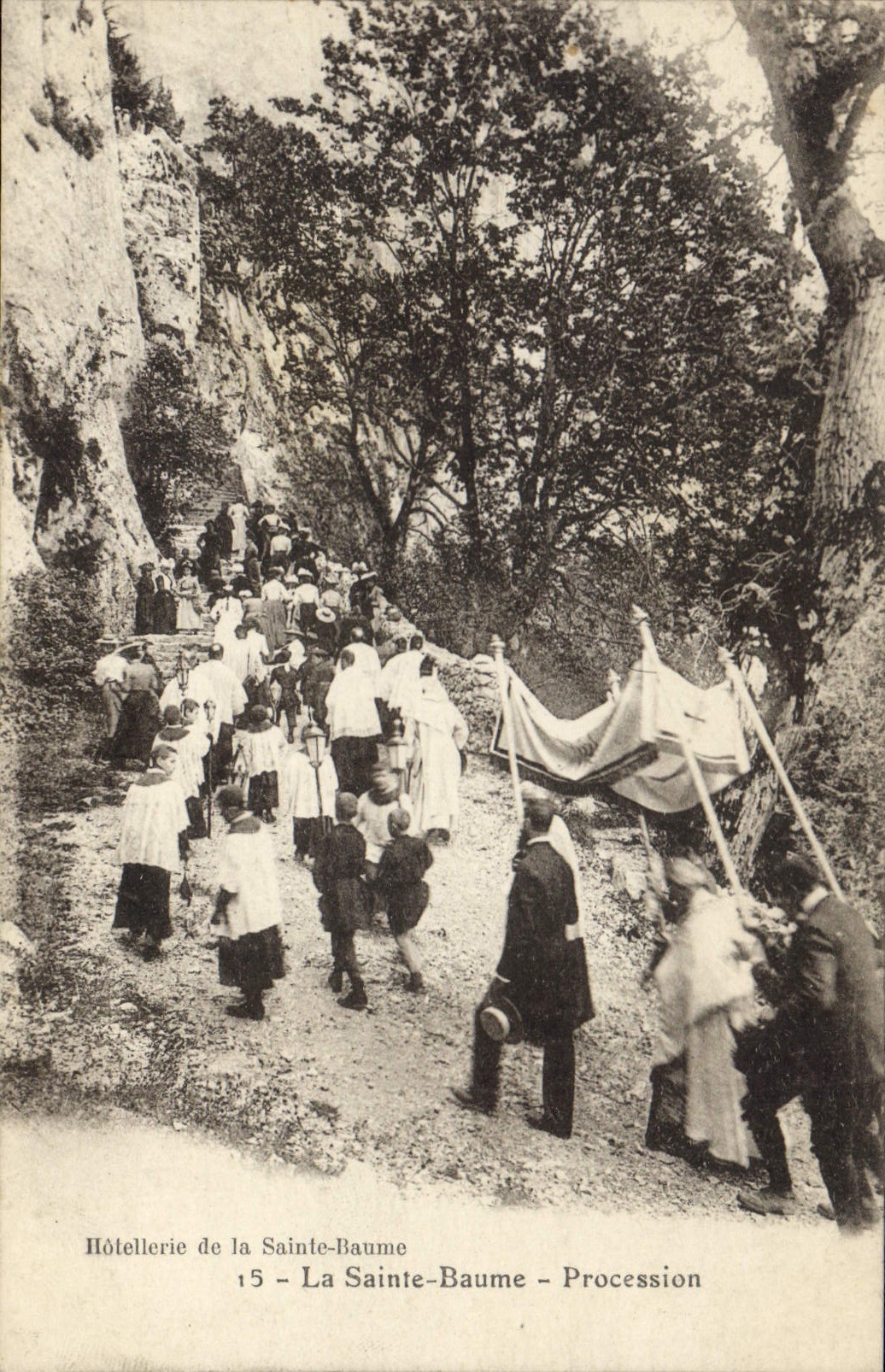 La Sainte-Baume — Procession — Hôtellerie de la Sainte-Baume n°15 - Recto