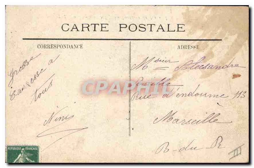 La Ste-BAUME - La Fontaine de Nans — edizione L, n° 1757 — Verso