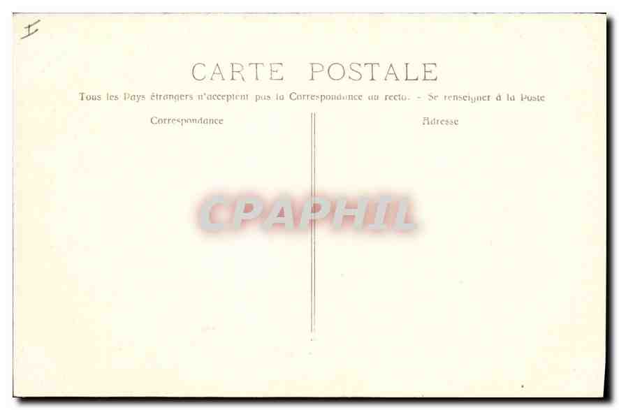 CPA La Sainte Baume Terrasse de la Grotte — Verso