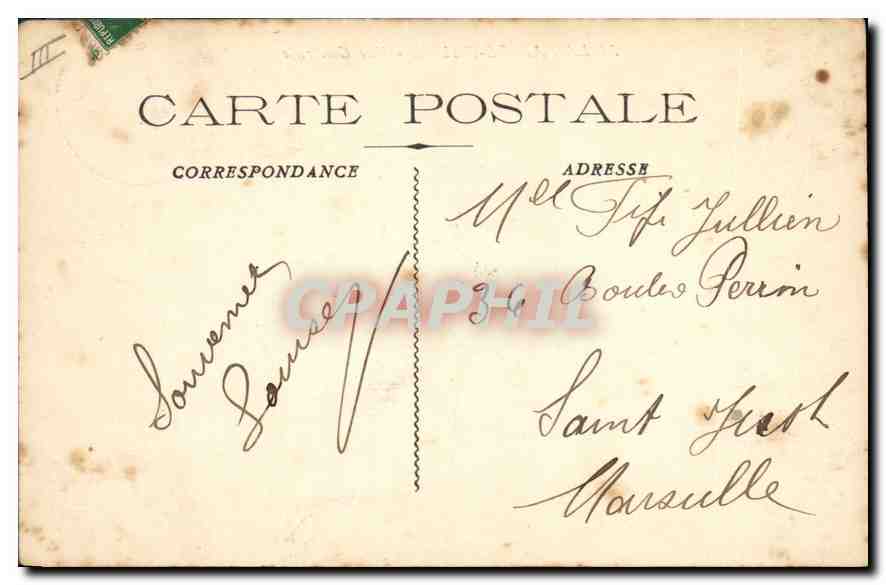 La Sainte-Baume — Vue Générale — Éditeur non identifié, n° de série 51 — Verso