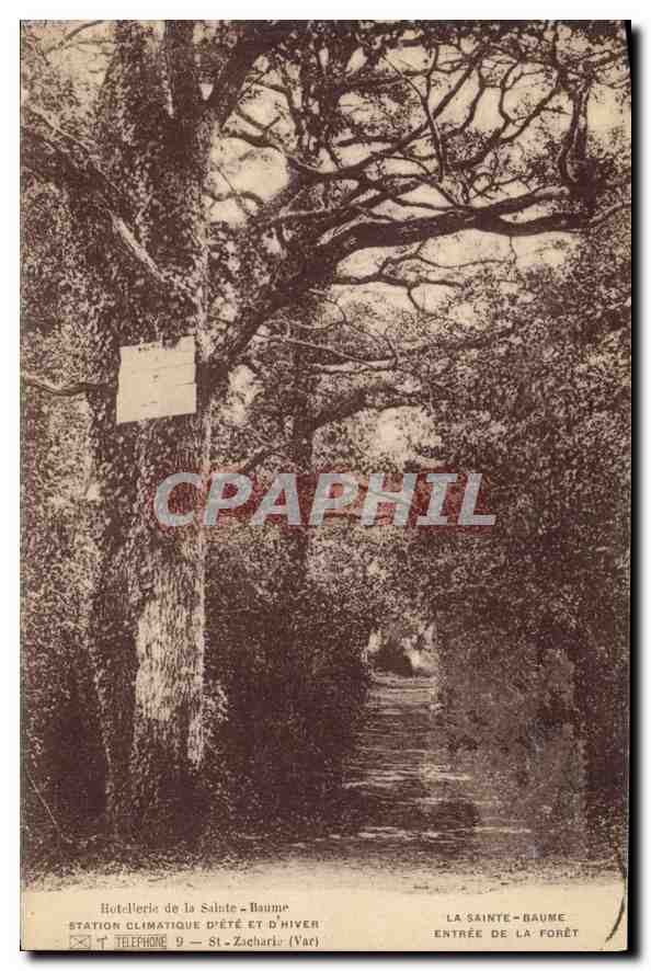 CPA La Sainte Baume Entree de la Foret