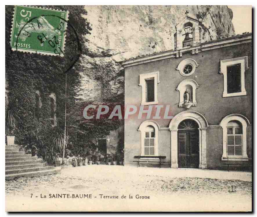 CPA La Sainte Baume Terrasse de la Grotte