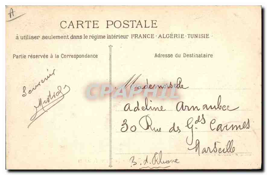 La Sainte-Baume - La Ferme de Giniès — Éditeur : Marseille, n° 703 — Reverso