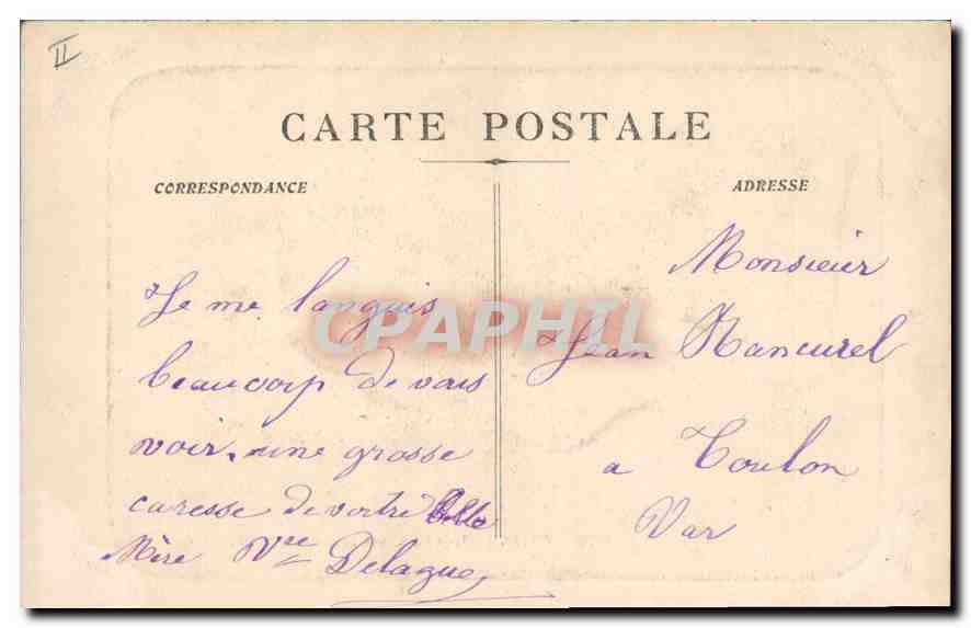 CPA La Sainte Baume Le Saint Pilon vue prise sur le Plateau — Verso