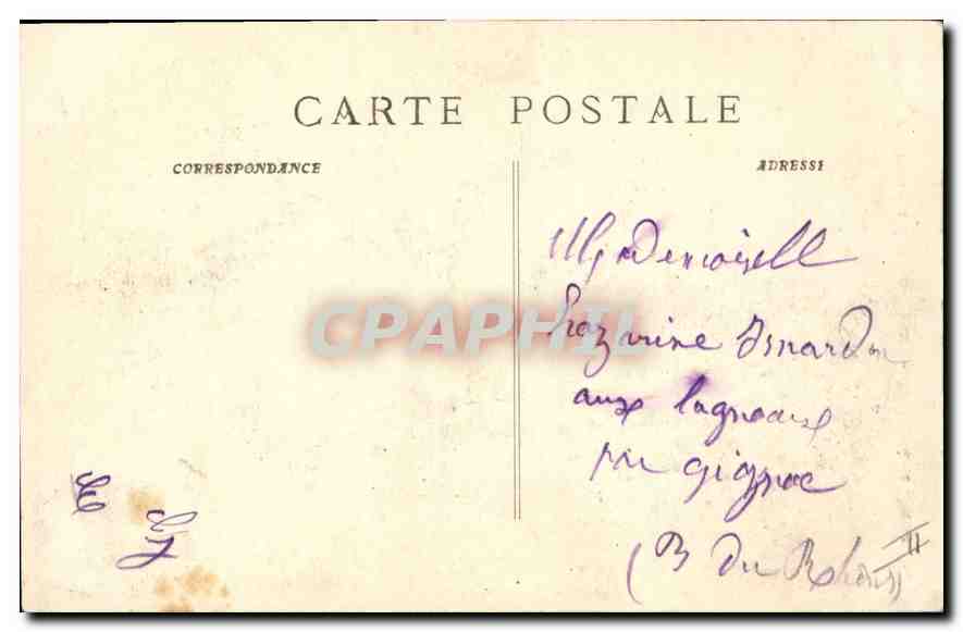 CPA La Sainte Baume Arrivee a la Grotte — Verso