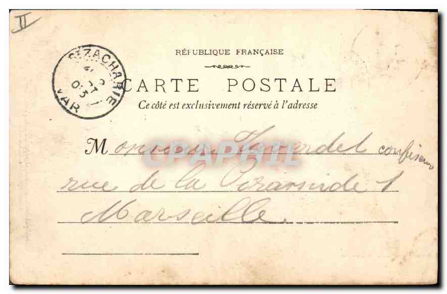 La Sainte Baume — Vue Générale — Phototypie E. Lacour — Marseille — n°919 — Verso