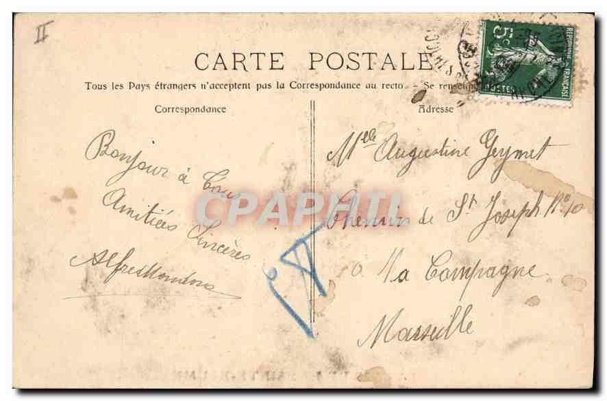 La Sainte-Baume — Souvenir de la Grotte — Éditeur Le Guy — Rückseite