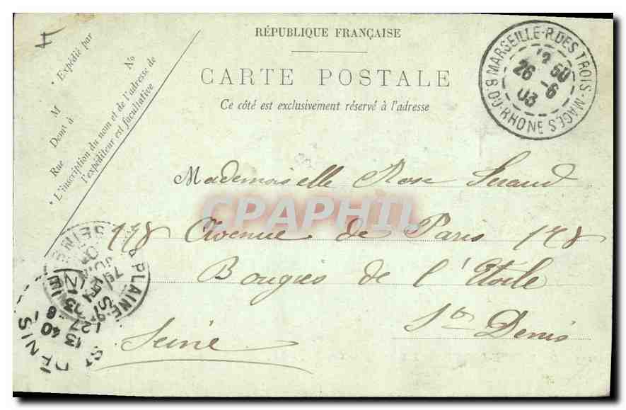 La Sainte-Baume — L'Entrée de la Grotte — Éditeur LL, n° 173 — Verso