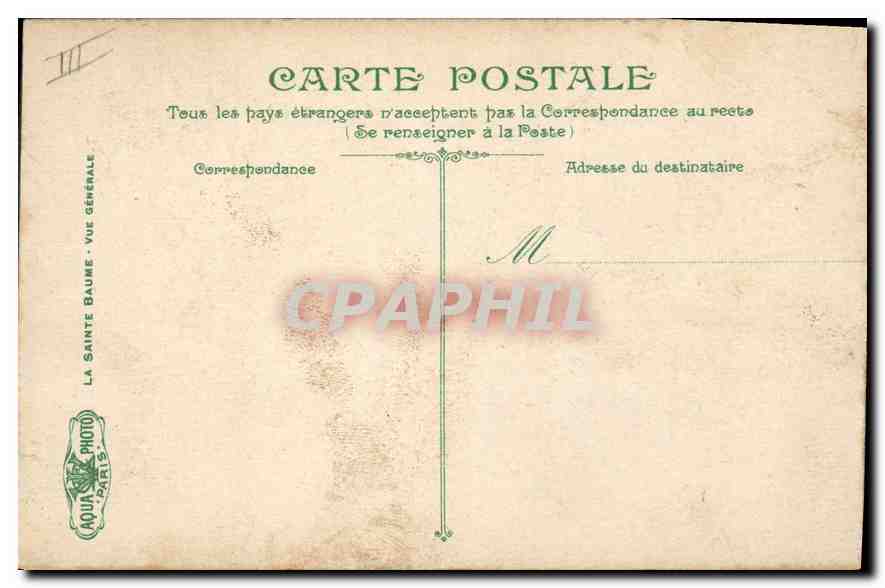 La Sainte-Baume - Vue Générale — éditeur LA SAINTE BAUME - VUE GÉNÉRALE — Reverso